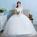 XQX015 Romantic Simple Women Wedding Guest Dress Floor Length Plus Size Wedding Dresses for Bride